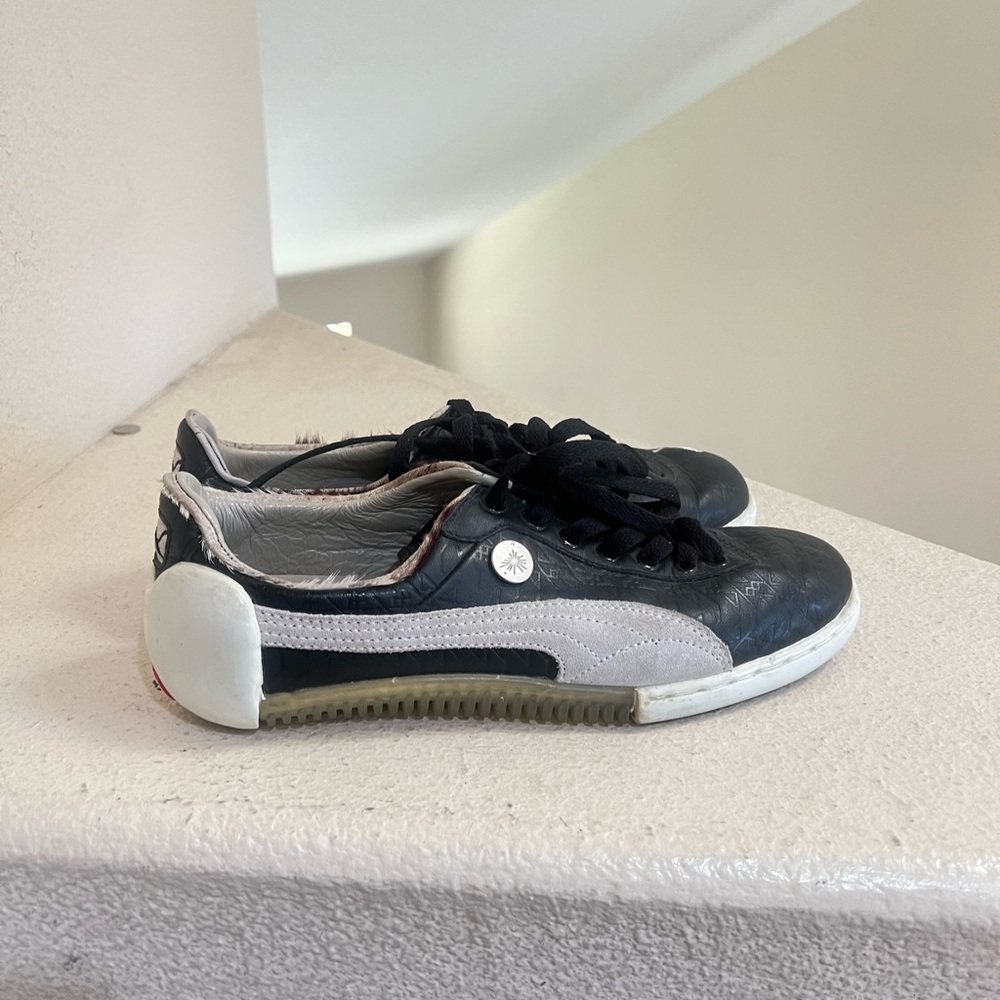 VINTAGE Puma Mihara Yasuhiro Shoes Sneaker Men's Size 8 Black Gray Rare